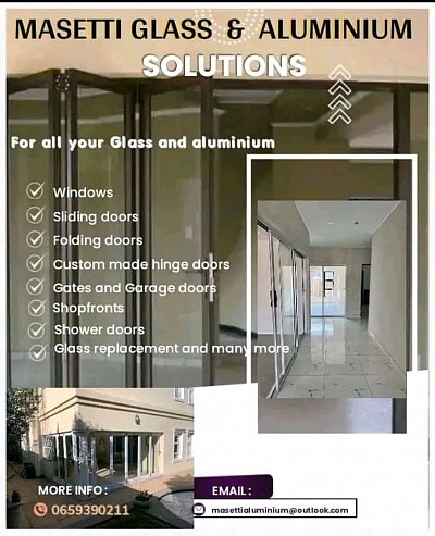 Glass and Aluminium windows and doors